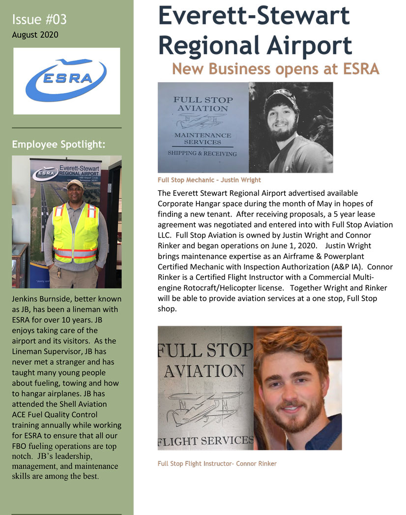 ESRA Newsletter Issue # 3
